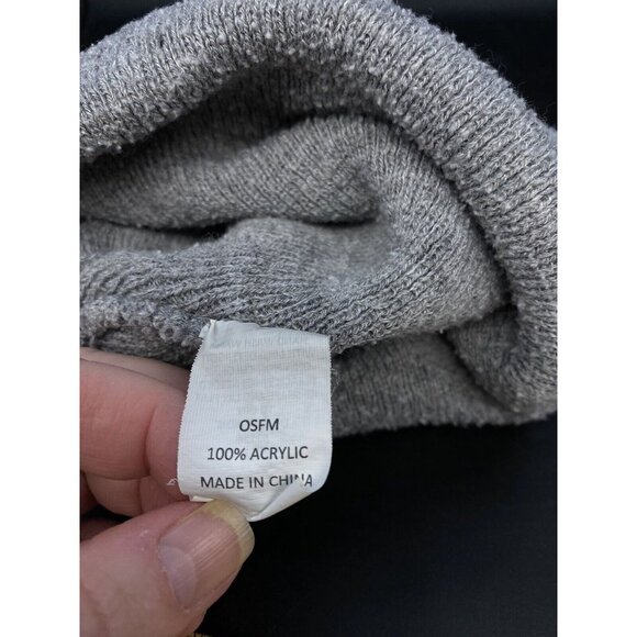 Duluth Trading Co. Tough Guy Knit Beanie Stocking Cap Grey Item 52128 Broken In - Picture 4 of 7